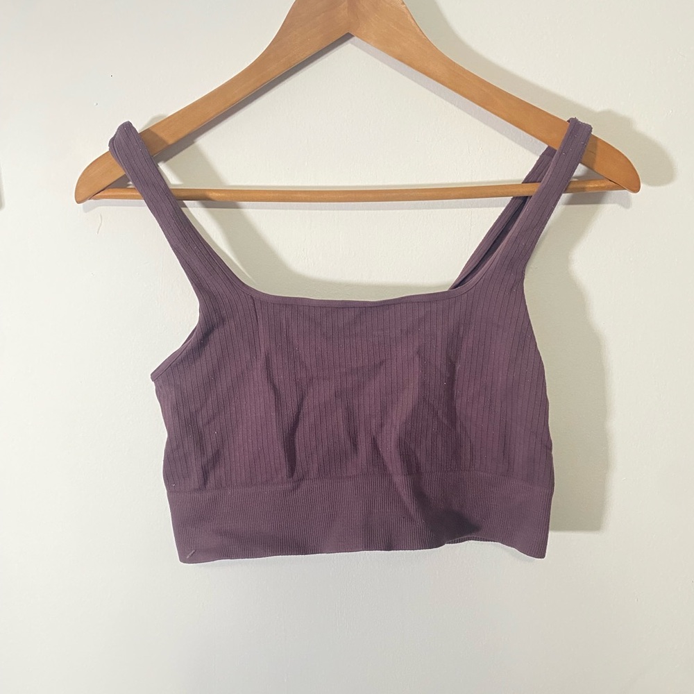 Nikibiki Mauve Ribbed Tank Top